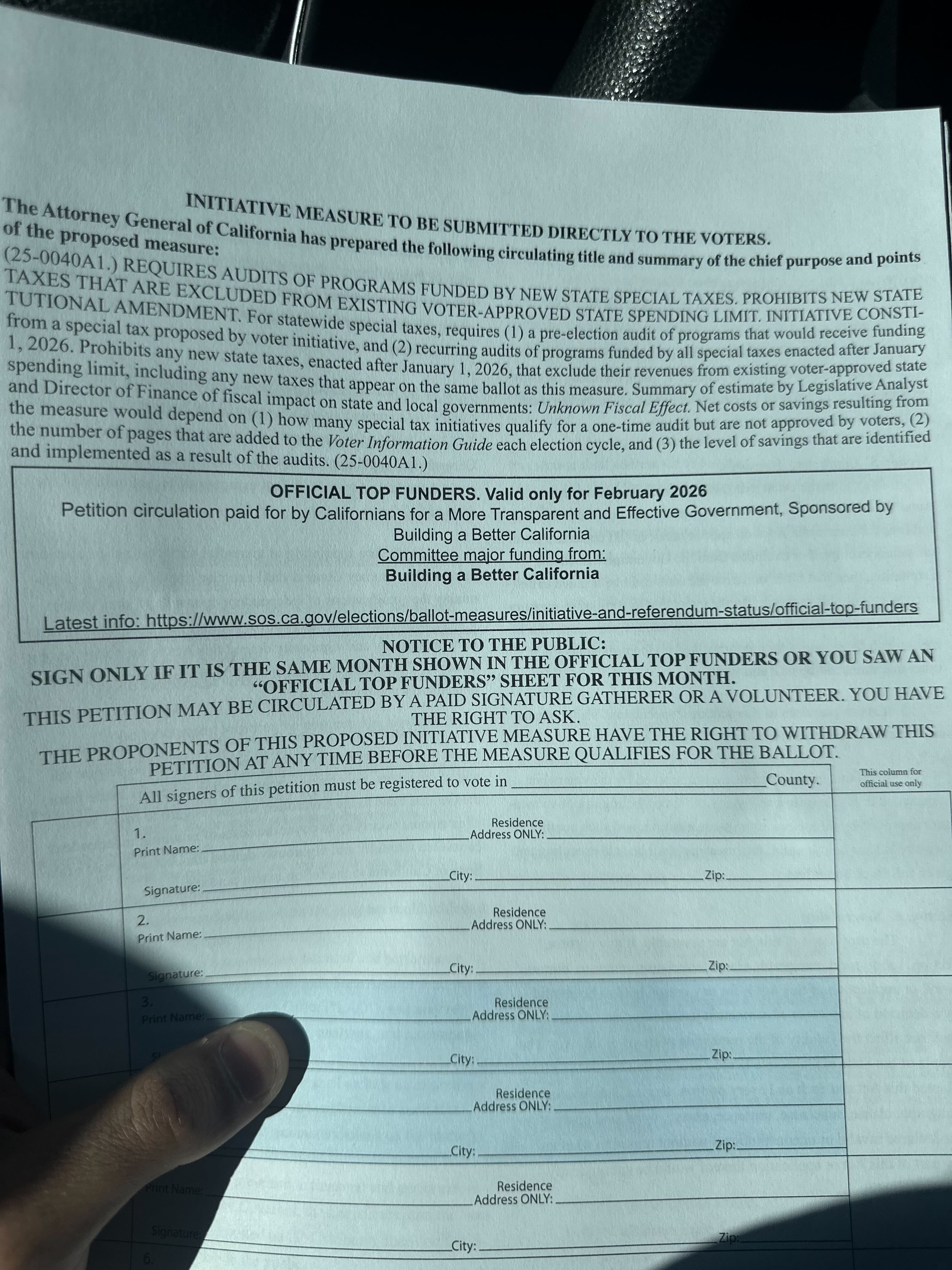 Petition 25-0040A1 document